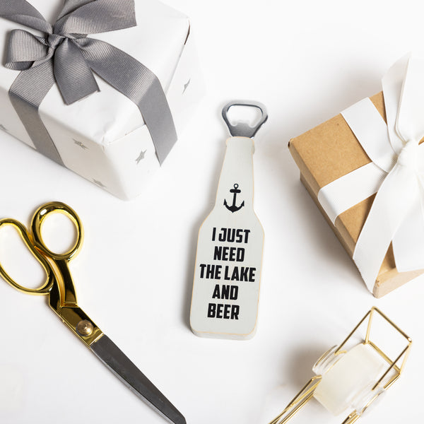 Pavilion Gift Company Lake 7" Bottle Opener Magnet
