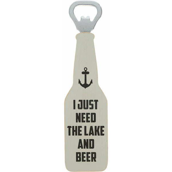 pavilion gift company Lake 7" Bottle Opener Magnet