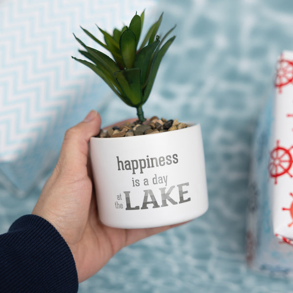 Pavilion Gift Company Lake Artificial Potted Plant