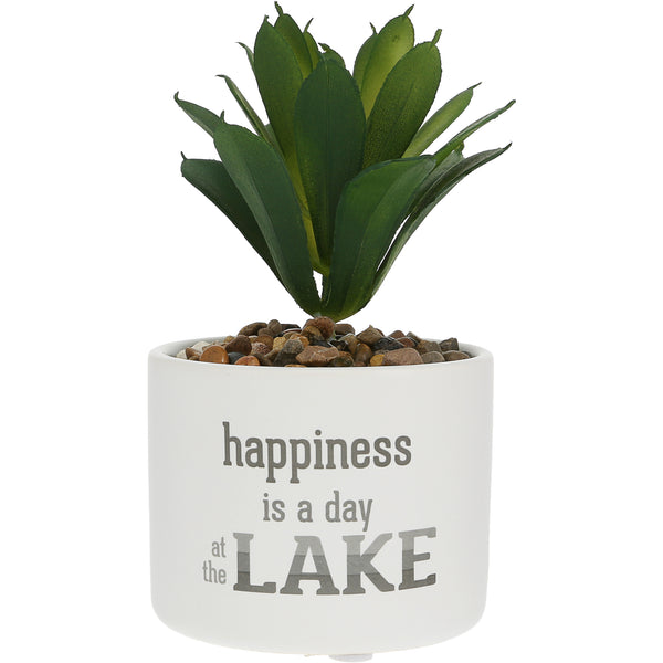 pavilion gift company Lake Artificial Potted Plant