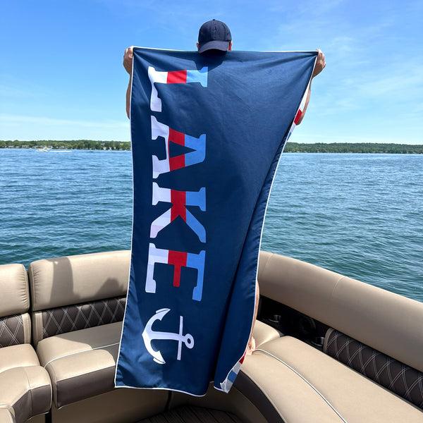 Pavilion Gift Company Lake Beach Towel