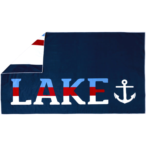 pavilion gift company Lake Beach Towel