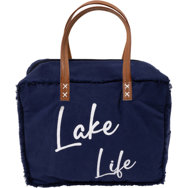 pavilion gift company Lake Canvas Tote