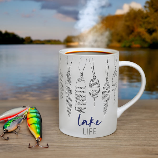Pavilion Gift Company Lake Life 18 Oz Mug