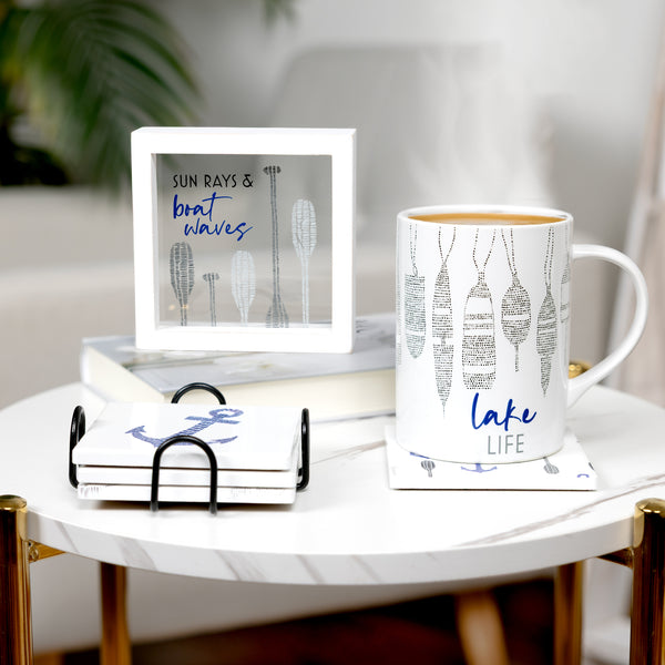 Pavilion Gift Company Lake Life 18 Oz Mug