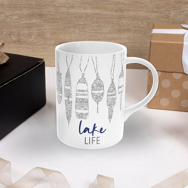 Pavilion Gift Company Lake Life 18 Oz Mug