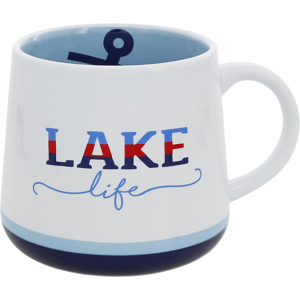 pavilion gift company Lake Life 18 oz Mug