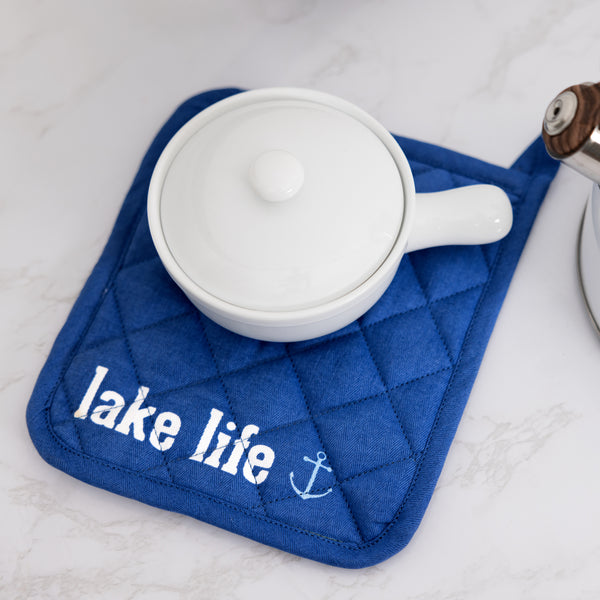 Pavilion Gift Company Lake Life 8 " X 9" Pot Holder