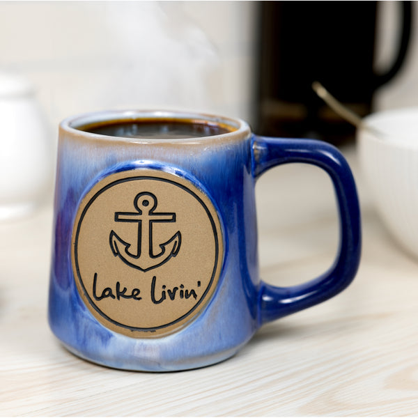 Pavilion Gift Company Lake Livin' 15 Oz Mug