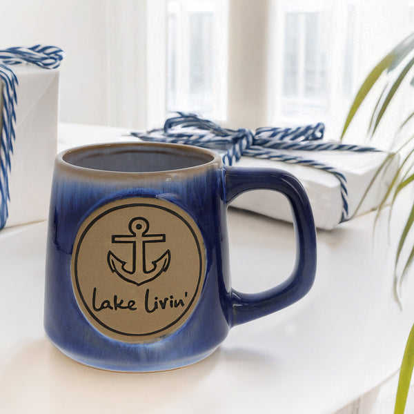 Pavilion Gift Company Lake Livin' 15 Oz Mug
