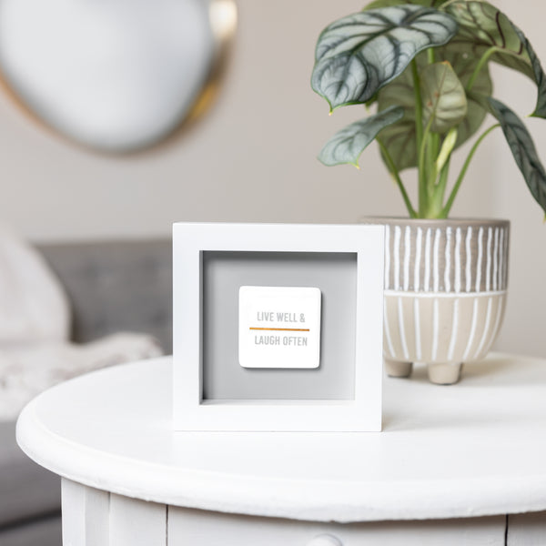 Pavilion Gift Company Laugh Often 4.75" Plaque