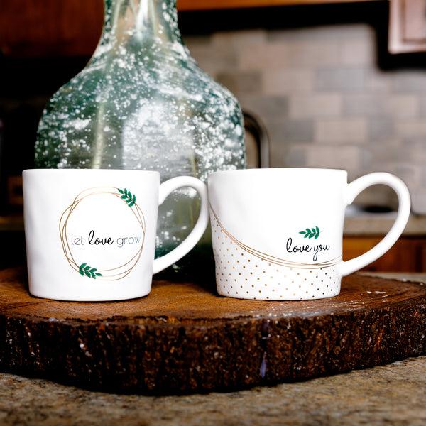 Pavilion Gift Company Let Love Grow 15 Oz Cup