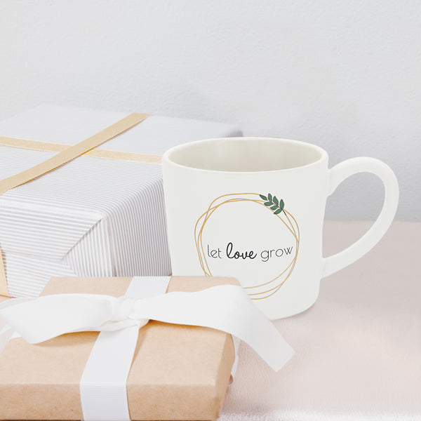 Pavilion Gift Company Let Love Grow 15 Oz Cup
