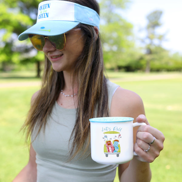 Pavilion Gift Company Let's Roll 18 Oz Mug