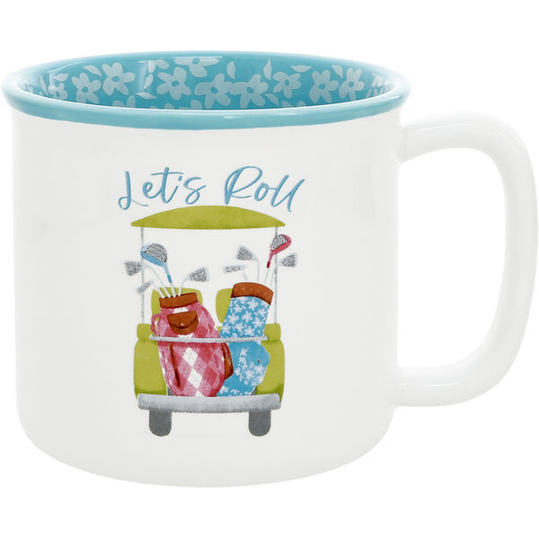 pavilion gift company Let's Roll 18 oz Mug