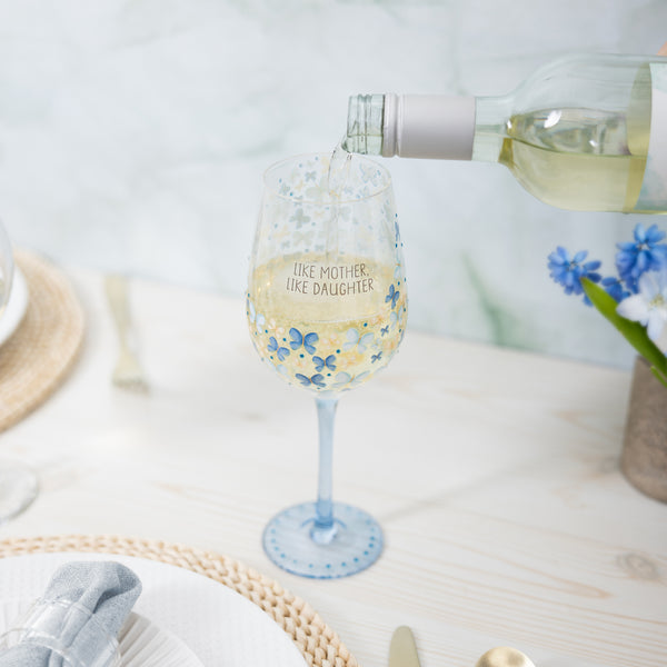 Pavilion Gift Company Like Mother 16 Oz Wine Glass