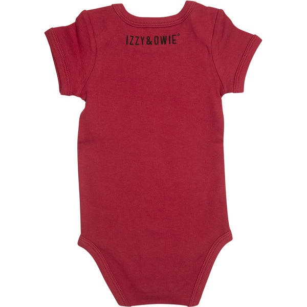 Pavilion Gift Company Lion 6-12 Months Red Onesie