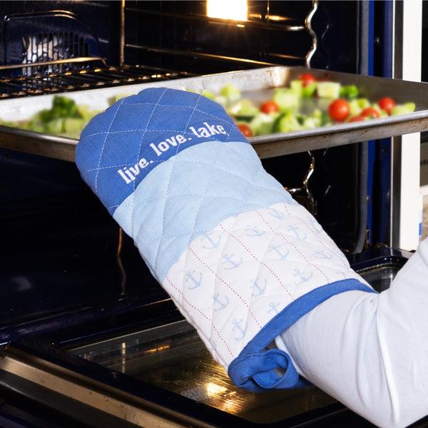Pavilion Gift Company Live. Love. Lake. 12" Oven Mitt