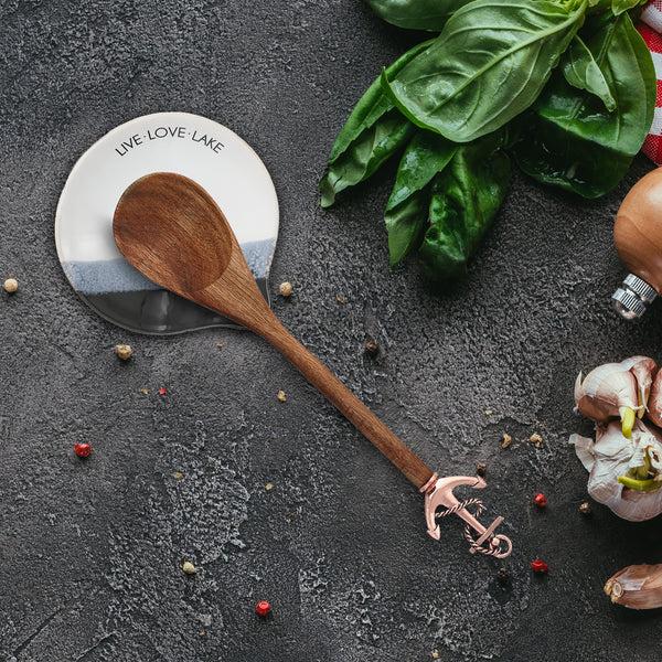 Pavilion Gift Company Live Love Lake 4" Spoon Rest