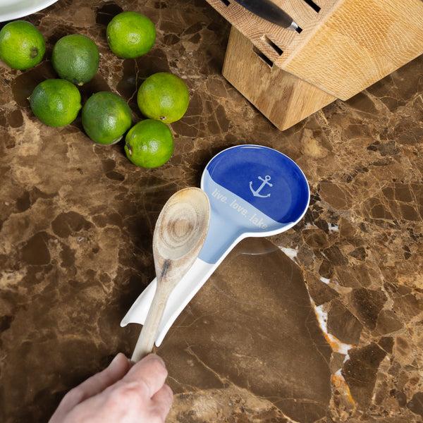 Pavilion Gift Company Live. Love. Lake. 9" Spoon Rest