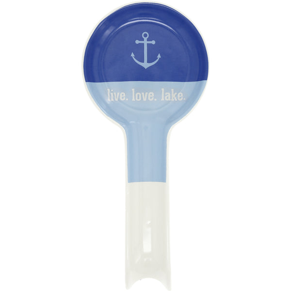 pavilion gift company Live. Love. Lake. 9" Spoon Rest