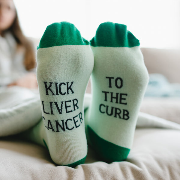 Pavilion Gift Company Liver Cancer S/M Unisex Sock