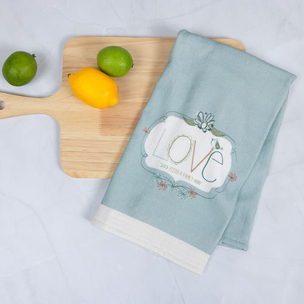 Pavilion Gift Company Love 100% Cotton Tea Towel