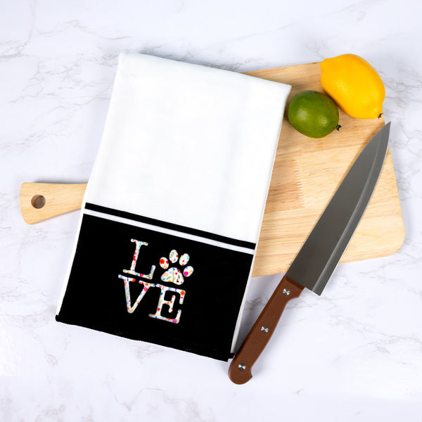 Pavilion Gift Company Love 100% Cotton Tea Towel