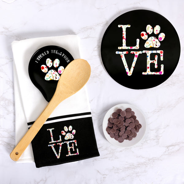 Pavilion Gift Company Love 100% Cotton Tea Towel