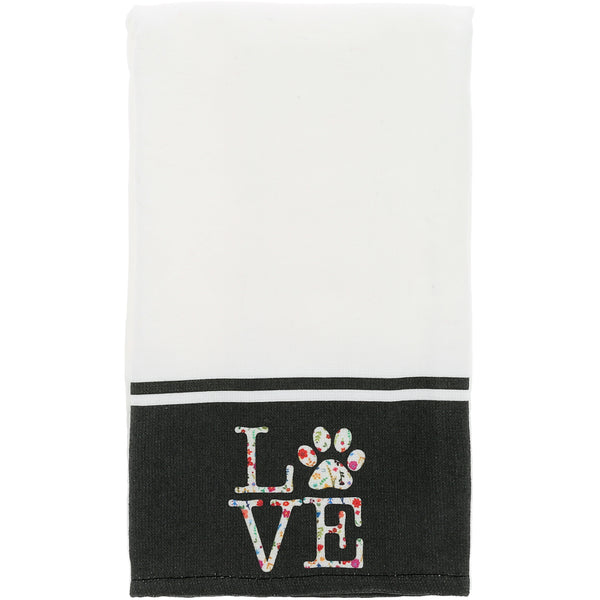 pavilion gift company Love 100% Cotton Tea Towel