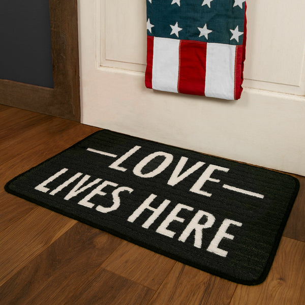 Pavilion Gift Company Love 27.5" X 17.75" Floor Mat