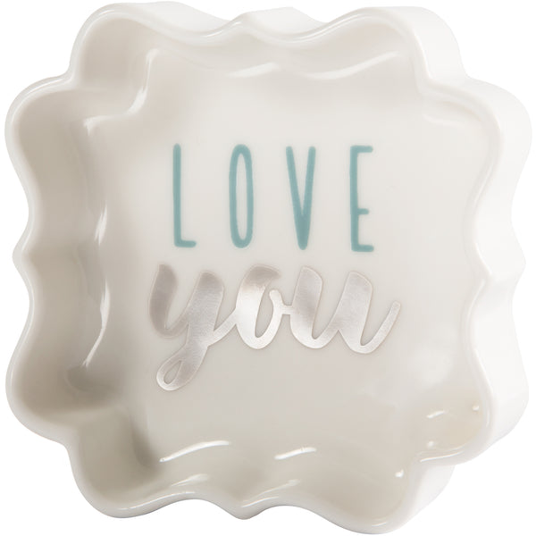 pavilion gift company Love 3" Trinket Dish