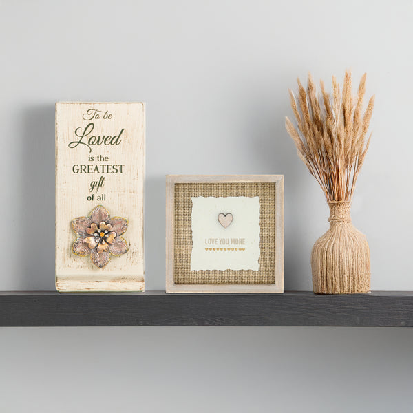 Pavilion Gift Company Love 4" X 7.5" Plaque