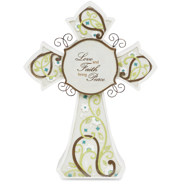 pavilion gift company Love 7.5" Self-Standing Cross