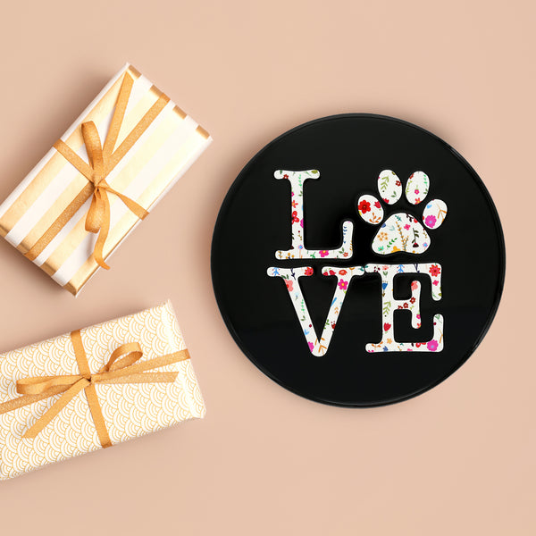 Pavilion Gift Company Love 7.75" Ceramic Trivet