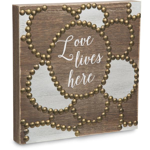 pavilion gift company Love 8" Plaque