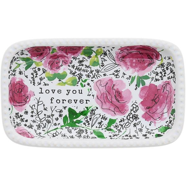 pavilion gift company Love You 5" x 3" Keepsake Dish