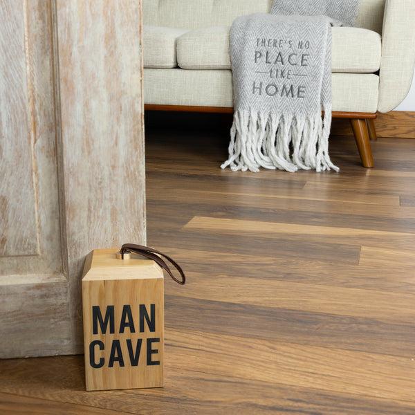 Pavilion Gift Company Man Cave Wooden Door Stop