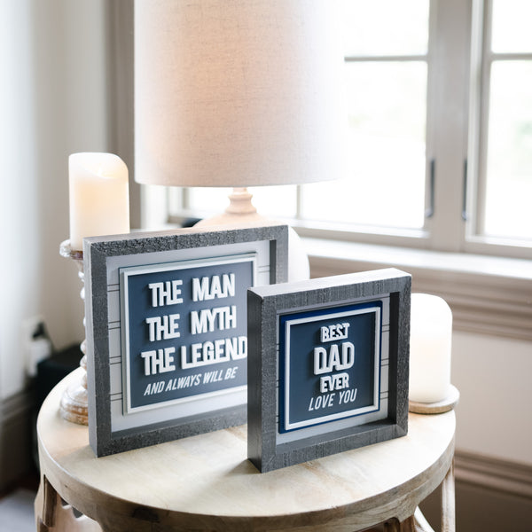 Pavilion Gift Company Man Myth Legend 10" Plaque