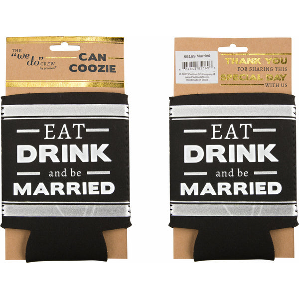 Pavilion Gift Company Married Neoprene Can Cooler