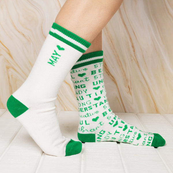 Pavilion Gift Company May M/L Unisex Crew Sock