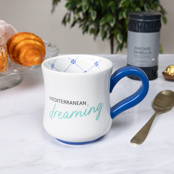 Pavilion Gift Company Mediterranean 16 Oz Mug