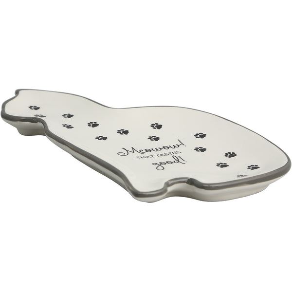 Pavilion Gift Company Meowow 5.5" X 7.75" Spoon Rest