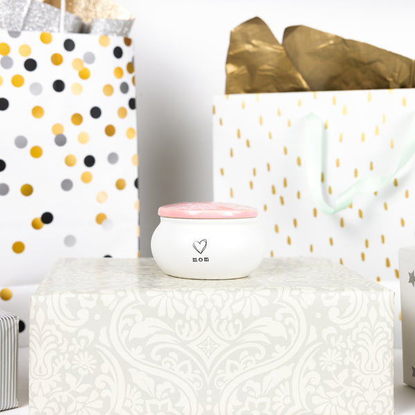 Pavilion Gift Company Mom 3.5" Ceramic Keepsake Box