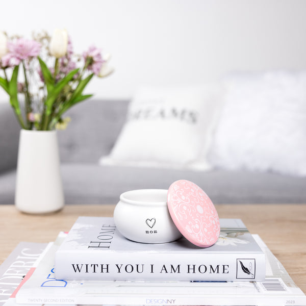Pavilion Gift Company Mom 3.5" Ceramic Keepsake Box