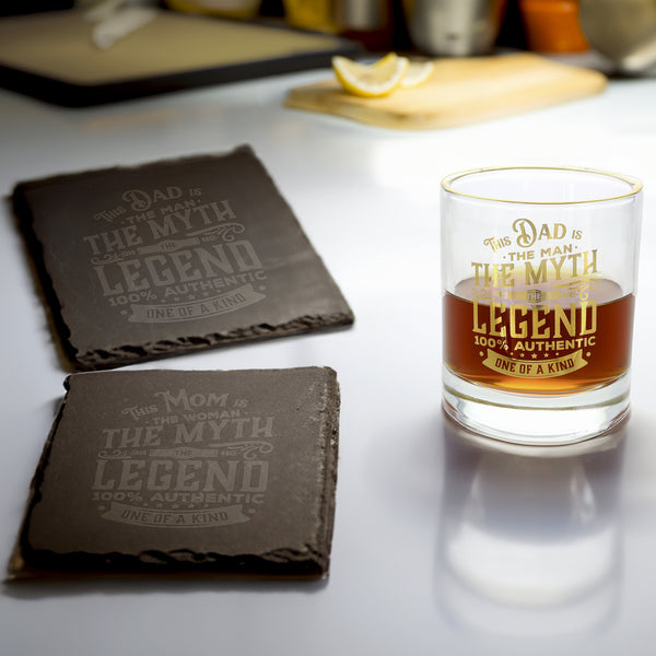 Pavilion Gift Company Mom 4" Slate Coaster
