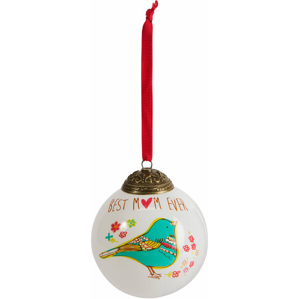 pavilion gift company Mom 80mm Glass Ornament