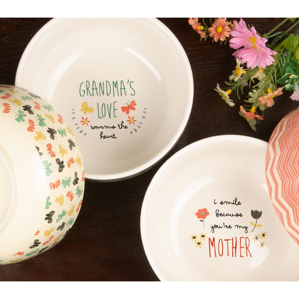 Pavilion Gift Company Mother 2.75" X 6" Ceramic Bowl