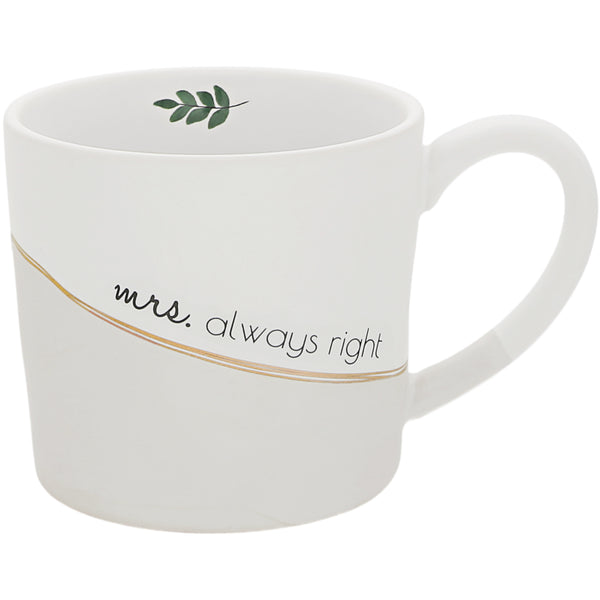 pavilion gift company Mrs. Always Right 15 oz Cup