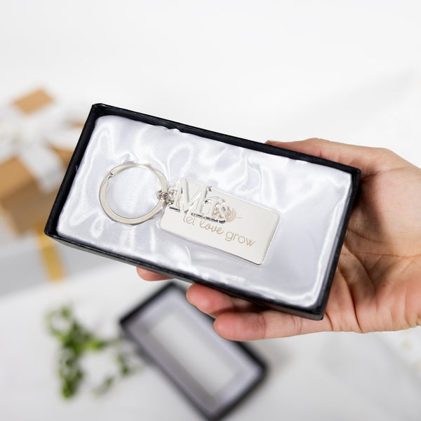 Pavilion Gift Company Mrs. Engraved Keychain